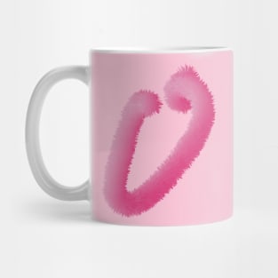 V Pink Animal Initials Mug